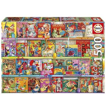 Imagen de Puzzle 1500 El Rincón De Los Cuadernillos Kitsch