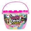 Imagen de Cubo de Slime Rainbow Cotton Candy Butter Cloudz. Con efecto mantequilla y aroma dulce a algodón de azúcar