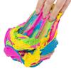 Imagen de Cubo de Slime Rainbow Cotton Candy Butter Cloudz. Con efecto mantequilla y aroma dulce a algodón de azúcar