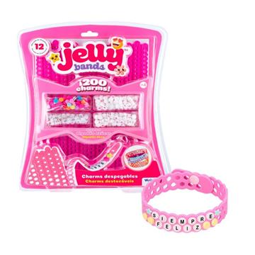 Imagen de Set con 12 pulseras perfumadas Jelly Bands listas para diseñar. - Modelos surtidos
