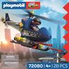 Imagen de Playmobil City Action Helicóptero De Policía Con Radar