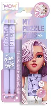 Imagen de Boligrafos con letras Puzzle En Cdu Wow Generation (15X2)