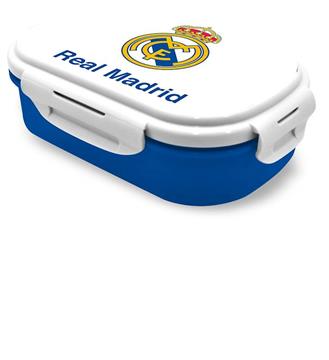 Imagen de Sandwichera Real Madrid con compartimentos y tenedor