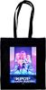 Imagen de Bolso de Mano Totebag Negra 100% Algodon K-Pop Demon Hunters