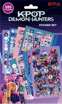 Imagen de Libreta De Pegatinas 500 Piezas K-Pop Demon Hunters