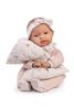 Imagen de Muñeca Toneta con babero posturitas. Cuerpo flexible 34cm