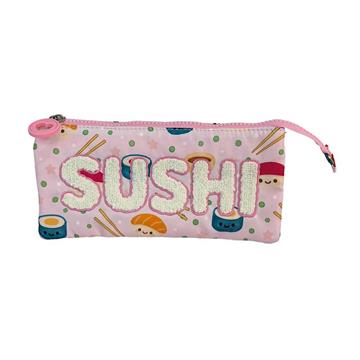 Imagen de Estuche Triple Blin Blin Sushi 11 x 23 x 5 cm.
