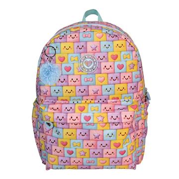 Imagen de Mochila Americana Blin Blin Faces 44 x 31 x 14 cm.