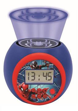 Imagen de Reloj despertador con proyector y temporizador Spider Man