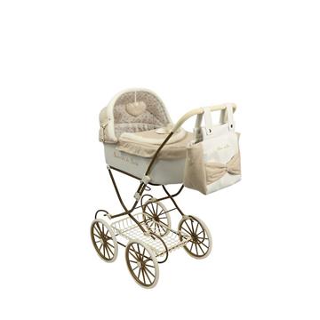 Imagen de Coche Capota Reborn De Paris 42X72X93 con bolso (Altura Manillar: 90 Cm)