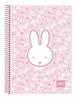 Imagen de Libreta Cuarto 80 H. Tapas Duras Miffy "Flores" 15,5x22x1 Cm