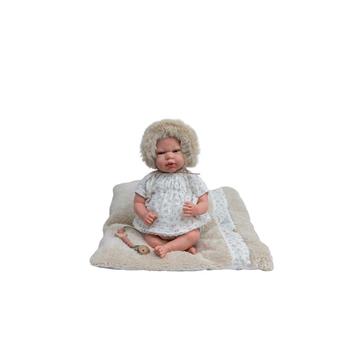 Imagen de Muñeca Reborn Arias 40 Cm Isabella Beige C/Cojin