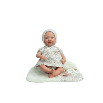 Imagen de Muñeca Reborn Arias 45 Cm Leia Rosa C/Manta