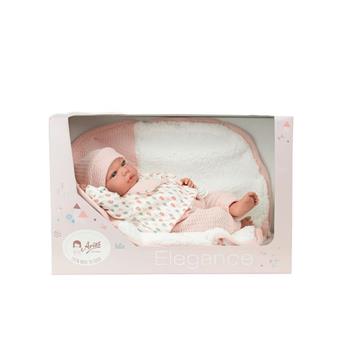 Imagen de Muñeca Elegance 40 Cm Andie Rosa C/Manta (Muñeco De Peso)
