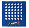 Imagen de Toalla Juego Conecta 4 en mochila y fichas impermeables, 100x100cm