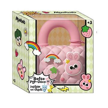 Imagen de Bolso Pop Deco mini con charm y asa, colores surtidos - Modelos surtidos