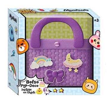 Imagen de Bolso Pop Deco con charm y doble asa, colores surtidos - Modelos surtidos