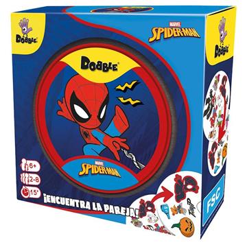 Imagen de Juego  Dobble Spiderman. Velocidad,observación y refeljos.