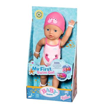 Imagen de Muñeca Baby Born Nadadora con funcion de cuerda con varios estilos de natacion 30 cm