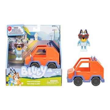 Imagen de Vehiculo Basicos Bluey, con figuras articuladas  - Modelos surtidos