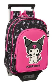 Imagen de Mochila con Carro Kuromi 26x34x11 Cm