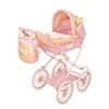Imagen de Coche De Muñeca Plegable Honey Para Muñecas De Hasta 48 Cm. 93x80x42 cm