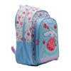 Imagen de Mochila Primaria Cinnamoroll Doble Compartimento (Gran Capacidad), adaptable a Carro. Con Accesorio Pom-Pom. Compartimento Portalaptop.  44 X 30 X 20 Cm.