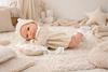 Imagen de Muñeco New Born Niño Vichy Beig Nube Blanca 45 Cm