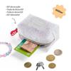 Imagen de Monedero Brillante Blanco B2F Para niños
