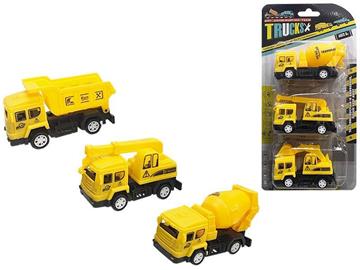 Imagen de Camiones Construccion set 3 unidades. 16x32x4 cm
