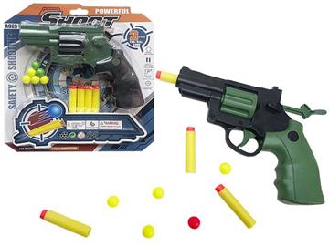 Imagen de Revolver Lanzadardos Y Bolas 26x27x3,5 cm