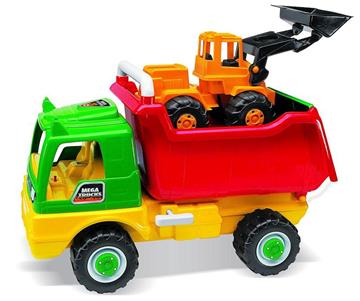 Imagen de Camión Volquete y Excavadora Avc