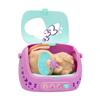 Imagen de Peluche Baby Paws Perro reción nacido 10,3 cm con accesorios ¡su cuna transportin te dirá que cuidado necesita!