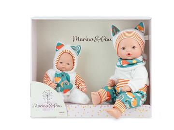 Imagen de Muñeca Little Family Estuche 2 muñecas  26 y 40 cms