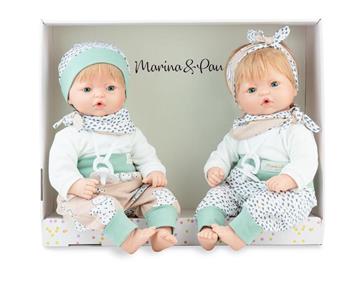 Imagen de Muñeca Pitus Mellizos Zoo Estuche 40 cms