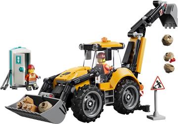 Imagen de LEGO Cargadora Retroexcavadora Amarilla City Great Vehicles