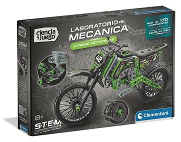 Imagen de Juego Laboratorio de Mecanica Moto de Cross. Construcción con Más de 180 componentes.