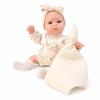 Imagen de SaniBaby Muñeca Antibacterias Trapo Blanda Lazo Rosa