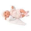 Imagen de SaniBaby Muñeca Antibacterias Trapo Blanda con Lazo Verde