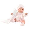 Imagen de SaniBaby Muñeca Antibacterias Trapo Blanda con Lazo Verde