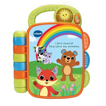 Imagen de Libro Musical Descubre los Animales con Luces Led y Sonidos 18,8 x 5,5 x 21,6 cm Vtech