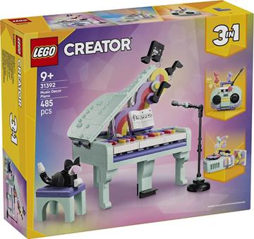Imagen de Juego de construccion Piano Musical Decorativo Con Gato Lego Lego Creator