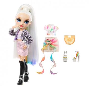 Imagen de Muñeca Rainbow High Style Icons Amaya con trajes y accesorios 28 cm 
