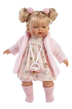 Imagen de Muñeca Roberta Llorona cuerpo de tela 33 Cm .Con sonido.
