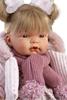 Imagen de Muñeca Joelle Llorona Chaqueta Fucsia y cuerpo de tela 38 Cm. Con Sonido.