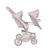 Imagen de Silla gemelar plegable -NOVEDAD - multiposicion para muñecas de hasta 52 cm.
