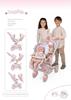 Imagen de Silla gemelar plegable -NOVEDAD - multiposicion para muñecas de hasta 52 cm.