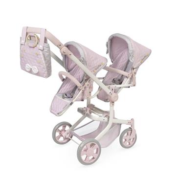 Imagen de Silla gemelar plegable -NOVEDAD - multiposicion para muñecas de hasta 52 cm.