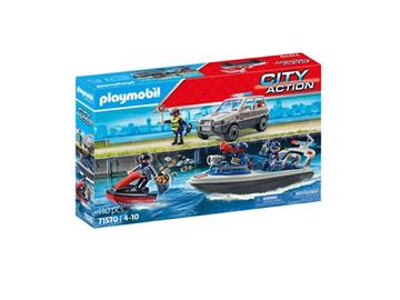 Imagen de Persecución policial en el agua Playmobil City Action