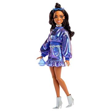 Imagen de Barbie Deluxe Metallic Muñeca con jersey azul